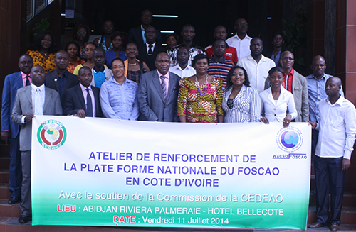 ATELIER DE RENFORCEMENT DE LA PLATE FORME NATIONALE DU FOSCAO EN COTE D’IVOIRE