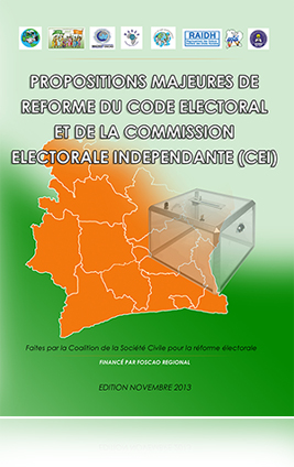 Proposition de reforme du code électoral et de la Commission Electorale Indépendante (CEI)